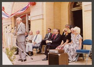 [W. W. Clements Giving Speech at Dr. Pepper Museum Ceremony]