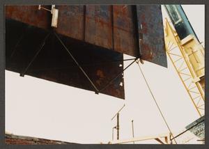 Primary view of object titled '[Photograph of The Underside of a Boiler During Renovations]'.