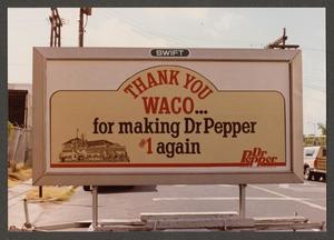 Primary view of object titled '[Dr. Pepper Street Sign]'.