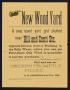 Text: [Flyer for R. B. Cheshire and William Lee Wood Yard]