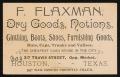 Text: [F. Flaxman Business Card]
