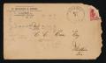 Text: [Envelope from C. Bender and Sons to C. C. Cox, May 31, 1894]