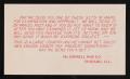 Thumbnail image of item number 1 in: '[Advertising Note from McConnell Map Company]'.