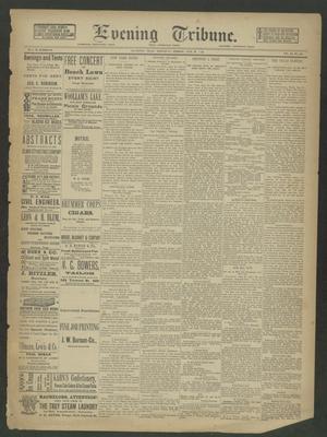 Primary view of object titled 'Evening Tribune. (Galveston, Tex.), Vol. 11, No. 200, Ed. 1 Wednesday, June 24, 1891'.