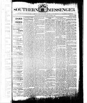 Primary view of object titled 'Southern Messenger. (San Antonio, Tex.), Vol. 4, No. 31, Ed. 1 Thursday, October 3, 1895'.