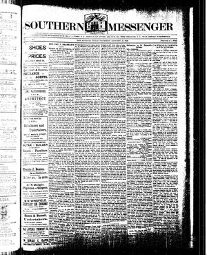 Southern Messenger (San Antonio, Tex.), Vol. [4], No. 48, Ed. 1 Thursday, January 30, 1896