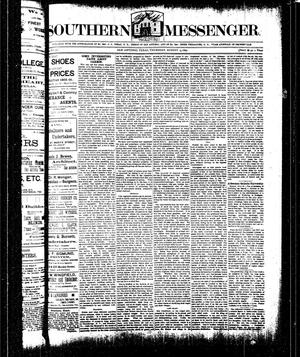Primary view of object titled 'Southern Messenger. (San Antonio, Tex.), Vol. 4, No. 22, Ed. 1 Thursday, August 1, 1895'.