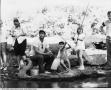 Primary view of [Young fishermen at Jourdan-Bachman Pioneer Farm]