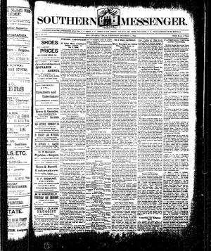 Primary view of object titled 'Southern Messenger. (San Antonio, Tex.), Vol. 3, No. 32, Ed. 1 Thursday, October 11, 1894'.