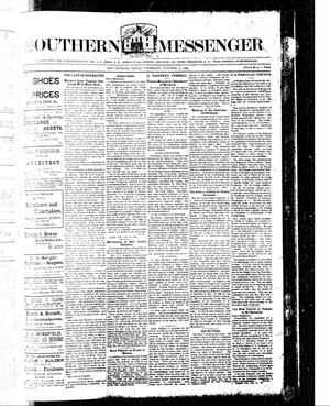 Primary view of object titled 'Southern Messenger. (San Antonio, Tex.), Vol. [4], No. [33], Ed. 1 Thursday, October 17, 1895'.