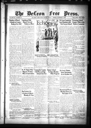 The DeLeon Free Press. (De Leon, Tex.), Vol. 39, No. 16, Ed. 1 Friday, October 19, 1928
