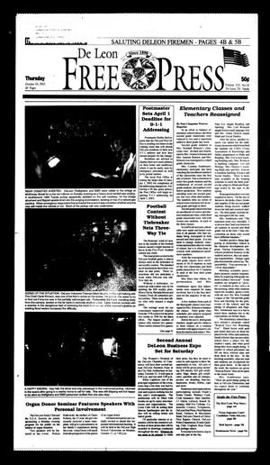 De Leon Free Press (De Leon, Tex.), Vol. 113, No. 15, Ed. 1 Thursday, October 10, 2002
