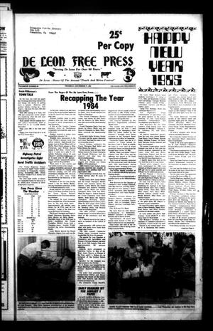 Primary view of De Leon Free Press (De Leon, Tex.), Vol. 99, No. 30, Ed. 1 Thursday, December 27, 1984