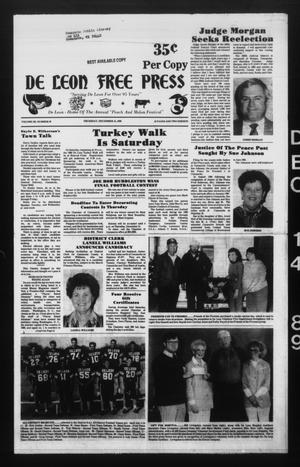 De Leon Free Press (De Leon, Tex.), Vol. 102, No. 29, Ed. 1 Thursday, December 14, 1989