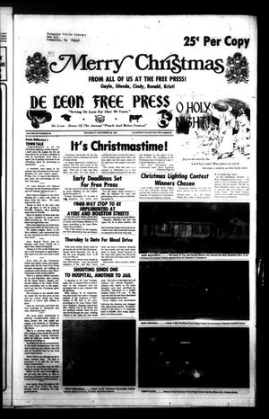 Primary view of De Leon Free Press (De Leon, Tex.), Vol. 99, No. 29, Ed. 1 Thursday, December 20, 1984
