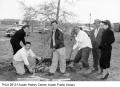 Photograph: [Planting Tree at Brentwood Elementary]