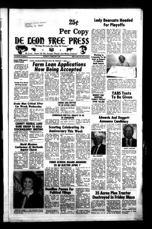 De Leon Free Press (De Leon, Tex.), Vol. 98, No. 37, Ed. 1 Thursday, February 9, 1984