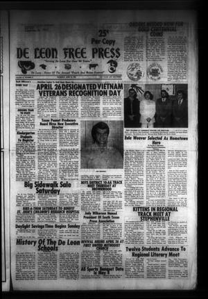 Primary view of object titled 'De Leon Free Press (De Leon, Tex.), Vol. 93, No. 47, Ed. 1 Thursday, April 23, 1981'.