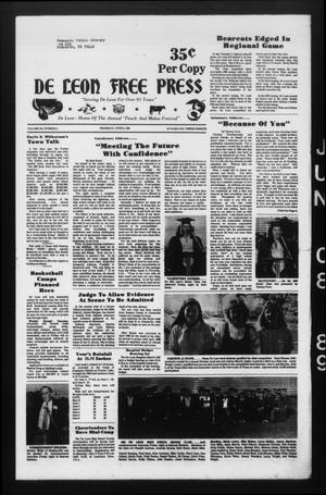 De Leon Free Press (De Leon, Tex.), Vol. 102, No. 2, Ed. 1 Thursday, June 8, 1989