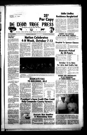 De Leon Free Press (De Leon, Tex.), Vol. 99, No. 18, Ed. 1 Thursday, October 4, 1984