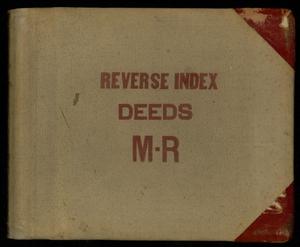 Travis County Deed Records: Reverse Index to Deeds 1916-1924 M-R