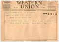 Letter: [Telegram from Trent Everett, March 24, 1955]