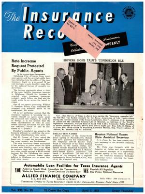 [The Insurance Record, Volume 22, Number 23,  April 7, 1955]