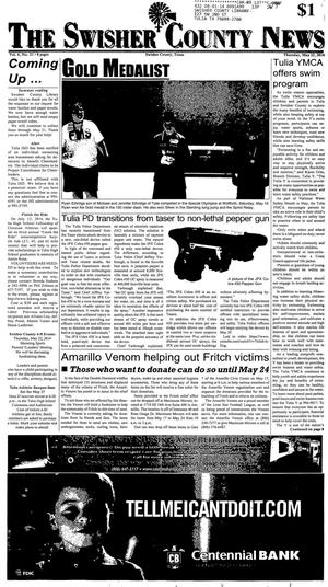 Primary view of object titled 'The Swisher County News (Tulia, Tex.), Vol. 6, No. 21, Ed. 1 Thursday, May 22, 2014'.