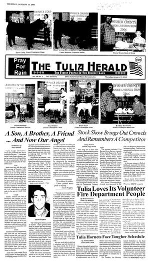 Primary view of object titled 'The Tulia Herald (Tulia, Tex.), Vol. 98, No. 3, Ed. 1 Thursday, January 19, 2006'.