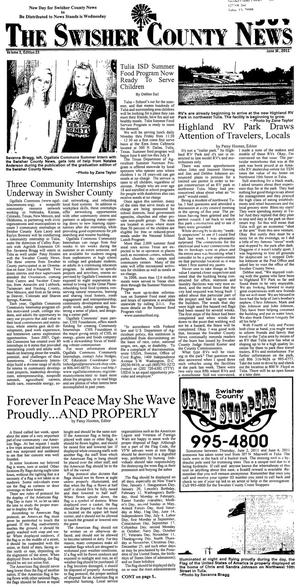 The Swisher County News (Tulia, Tex.), Vol. 3, No. 23, Ed. 1 Tuesday, June 14, 2011