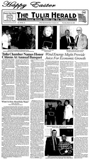 The Tulia Herald (Tulia, Tex.), Vol. 100, No. 12, Ed. 1 Thursday, March 20, 2008