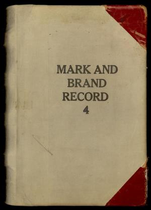 Primary view of object titled 'Travis County Clerk Records: Marks and Brands Record 4'.