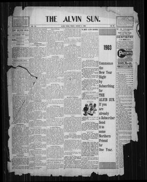 The Alvin Sun. (Alvin, Tex.), Vol. 10, No. 39, Ed. 1 Friday, January 2, 1903
