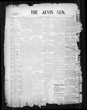 Primary view of object titled 'The Alvin Sun. (Alvin, Tex.), Vol. 12, No. 10, Ed. 1 Friday, June 6, 1902'.