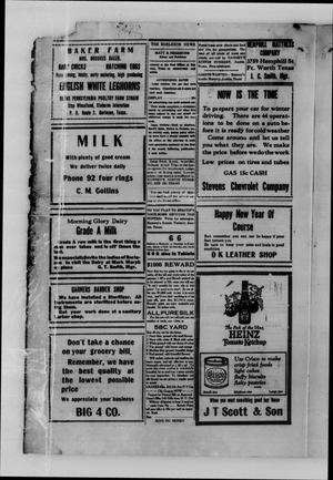 The Burleson News (Burleson, Tex.), Vol. 35, No. 4, Ed. 1 Friday, December 11, 1931