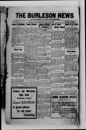 The Burleson News (Burleson, Tex.), Vol. 33, No. 45, Ed. 1 Friday, September 5, 1930