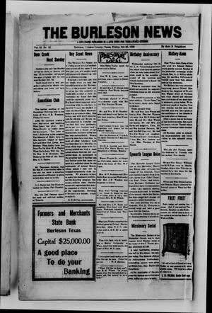 The Burleson News (Burleson, Tex.), Vol. 33, No. 52, Ed. 1 Friday, October 24, 1930