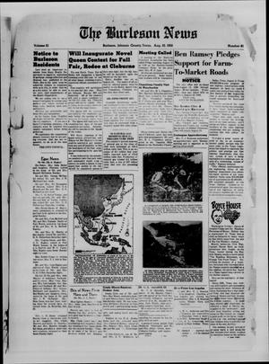 The Burleson News (Burleson, Tex.), Vol. 51, No. 44, Ed. 1 Thursday, August 17, 1950