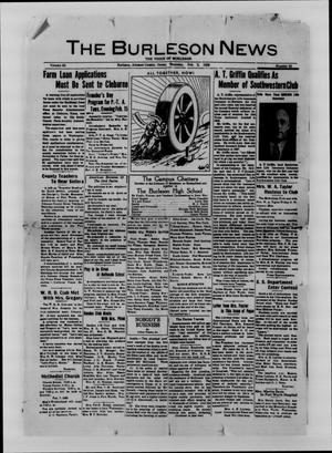 The Burleson News (Burleson, Tex.), Vol. 40, No. 32, Ed. 1 Thursday, February 3, 1938