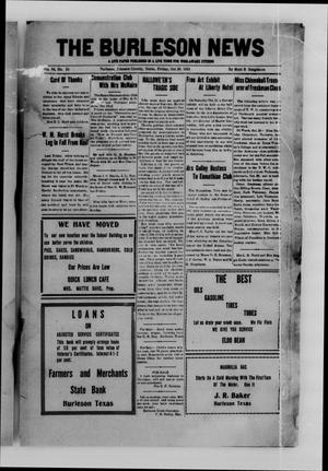 The Burleson News (Burleson, Tex.), Vol. 34, No. 51, Ed. 1 Friday, October 30, 1931