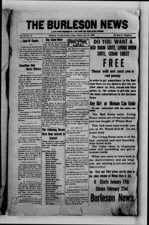 The Burleson News (Burleson, Tex.), Vol. 33, No. 14, Ed. 1 Friday, January 17, 1930
