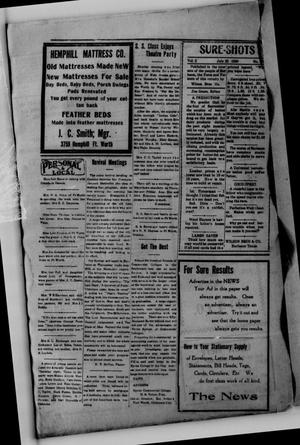 The Burleson News (Burleson, Tex.), Vol. 33, No. 39, Ed. 1 Friday, July 25, 1930