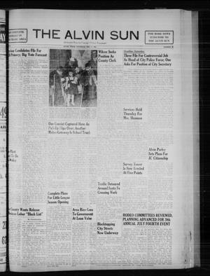 The Alvin Sun (Alvin, Tex.), Vol. 62, No. 42, Ed. 1 Thursday, May 15, 1952