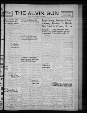 The Alvin Sun (Alvin, Tex.), Vol. 63, No. 7, Ed. 1 Thursday, September 18, 1952