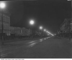 Congress Avenue at night