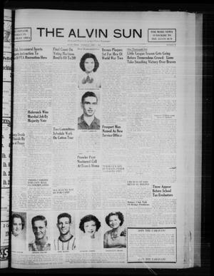 Primary view of object titled 'The Alvin Sun (Alvin, Tex.), Vol. 62, No. 45, Ed. 1 Thursday, June 5, 1952'.