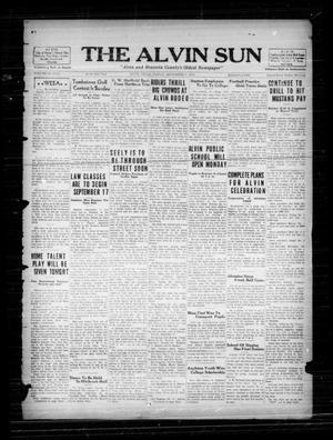 Primary view of The Alvin Sun (Alvin, Tex.), Vol. 45, No. 5, Ed. 1 Friday, September 7, 1934