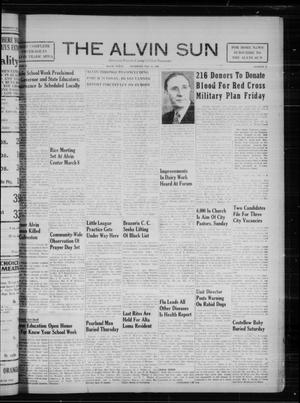 The Alvin Sun (Alvin, Tex.), Vol. 62, No. 31, Ed. 1 Thursday, February 28, 1952