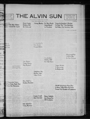 The Alvin Sun (Alvin, Tex.), Vol. 62, No. 38, Ed. 1 Thursday, April 17, 1952