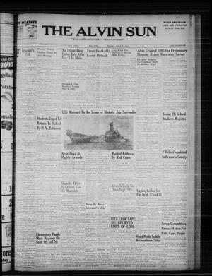 The Alvin Sun (Alvin, Tex.), Vol. 56, No. 5, Ed. 1 Thursday, August 30, 1945